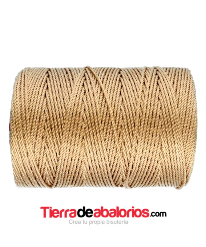 Hilo Trenzado de Nylon 1,5mm - Arena Hilo Trenzado de Nylon 1,5mm - Arena