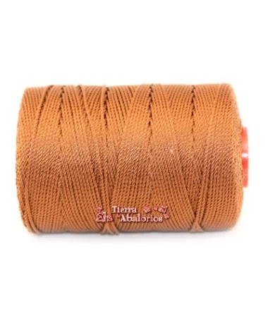 Hilo Trenzado de Nylon 1,5mm - Marrón Teja