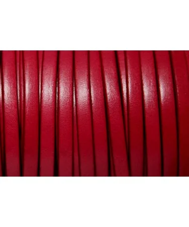 Cuero Plano Vaquetilla 5x2mm - Fucsia