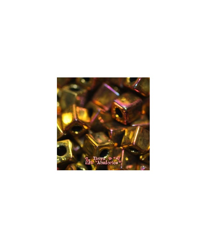 Cubo Miyuki 3x3mm SB462 Metallic Gold Iris