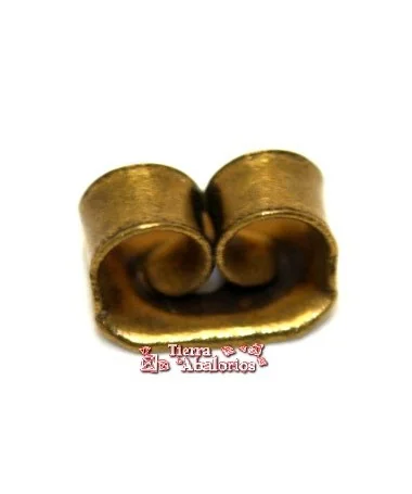 Presión para Pendiente 5mm, Oro Viejo Presión para Pendiente 5mm, Oro Viejo