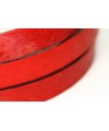 Tira de Piel de Potro 20mm Roja (20cm)