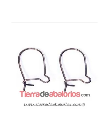 Pendiente Hippy Cerrado 14x8mm, Oro Viejo