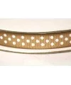 Lazo 10mm Tostado Lunares Blancos