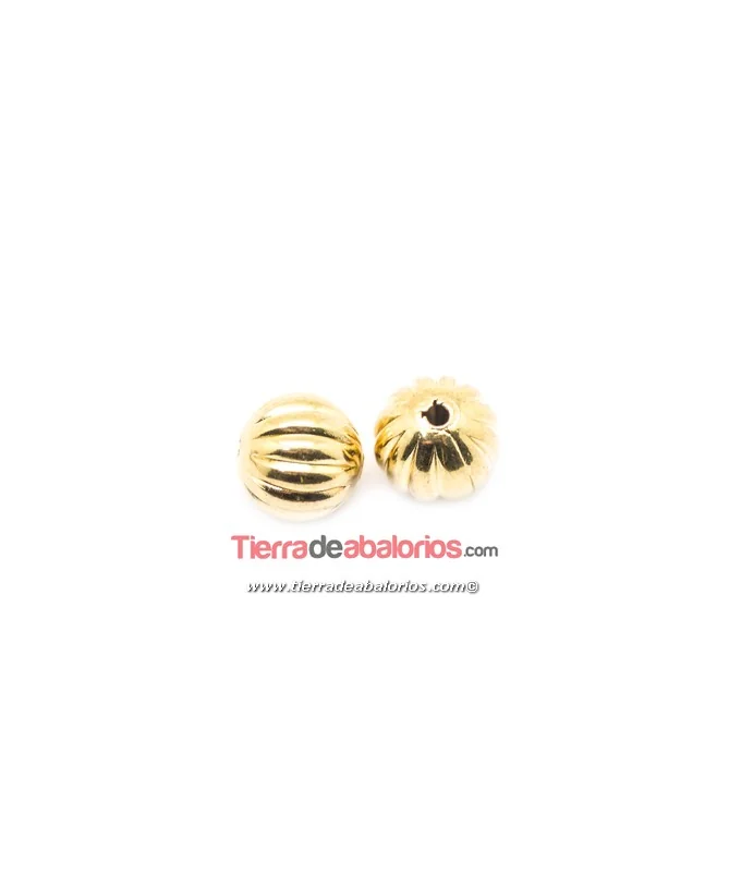 Bola Gallonada 6mm Agujero 1,5mm, Dorada