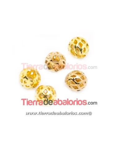 Bola Calada 6mm Agujero 1,5mm, Dorada