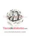 Bola Calada 4mm Agujero 1mm, Plateada