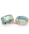 Ceramica para Regaliz 18x12mm, Agujero 11x7mm Sky Blue Brown - Tierra de Abalorios