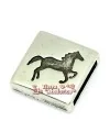 Entrepieza Pasador Caballo 18mm Agujero 13x3mm, Plateado