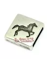 Entrepieza Pasador Caballo 18mm Agujero 13x3mm, Plateado