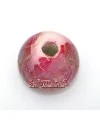 Cerámica Bola 16x14mm Agujero 4mm Purpura