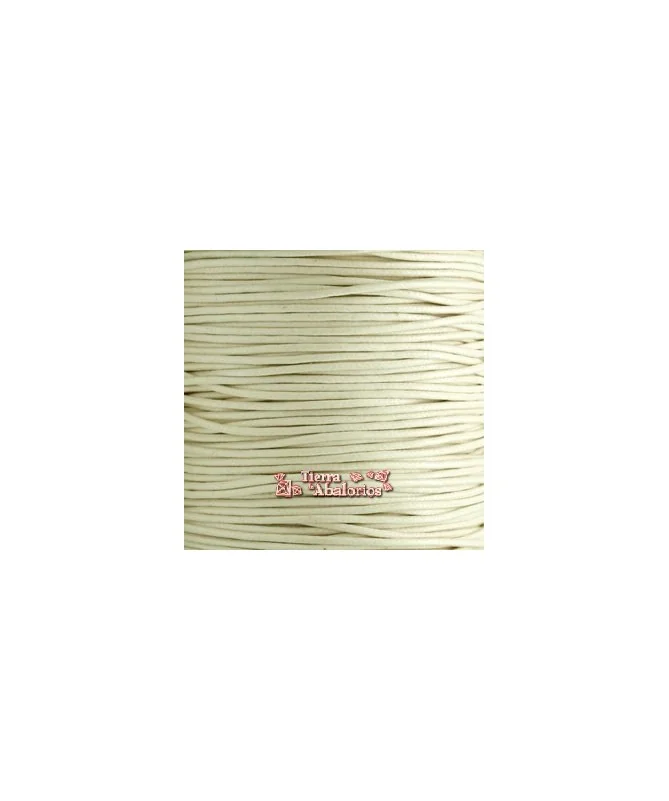Hilo de Algodón Redondo 1mm - Perla