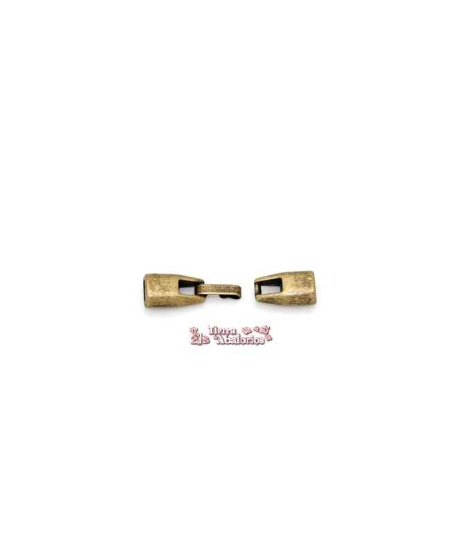 Cierre con Trabilla Agujero 6x3mm, Oro Viejo