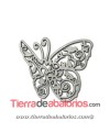 Mariposa Colgante 70mm, Plateada