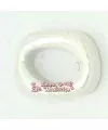 Ceramica para Regaliz 18x14mm Agujero 10x7mm Blanco