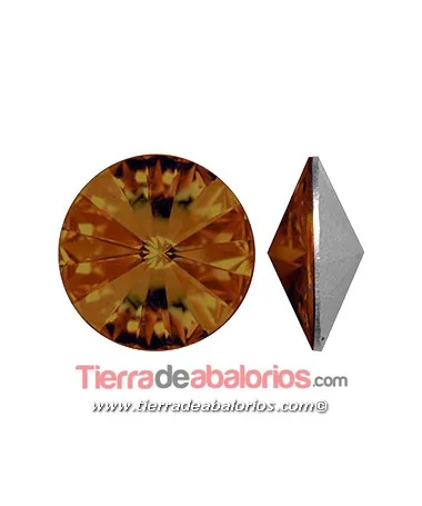 Rivoli Swarovski 14mm Smoked Topaz