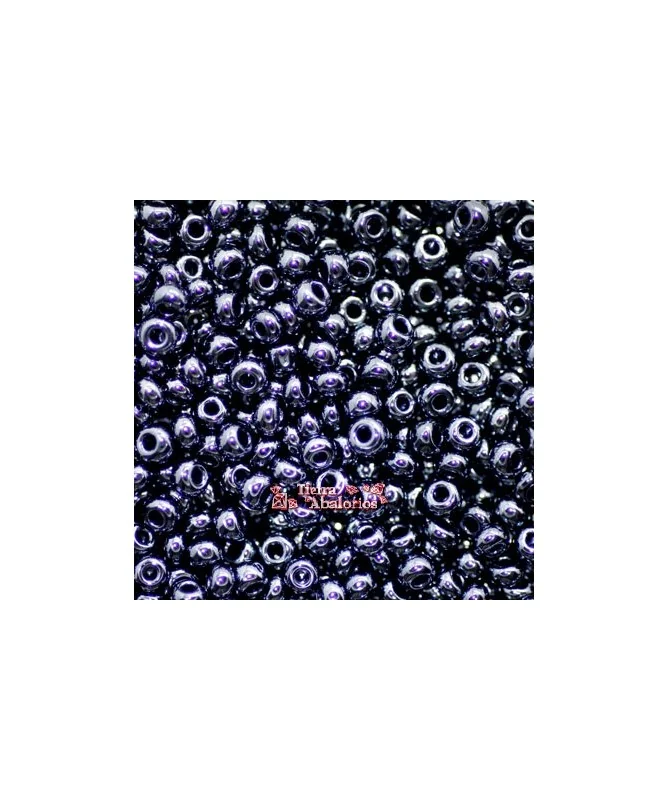 Rocalla 9/0 Hematite Rocalla 9/0 Hematite
