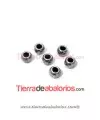 Bola Laminada 5mm Agujero 2mm, Plateada