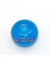 Bola Rondel de Resina 17x13mm Agujero 4mm Azul Transparente