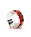 Rondel con Strass 10mm Agujero 5mm Light Siam