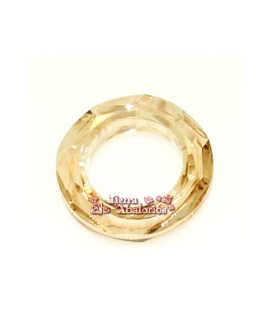 Cosmic Round Ring Swarovski 20mm, Golden Shadow