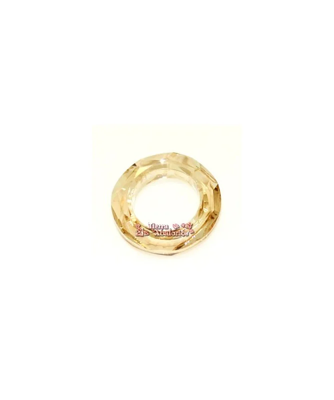 Cosmic Round Ring Swarovski 20mm, Golden Shadow