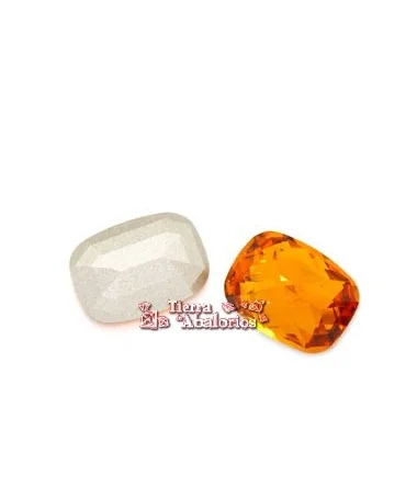 Cabujon Baguette Swarovski 18x13mm, Topaz