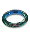 Cosmic Oval Ring Swarovski 22x16mm, Bermuda Blue