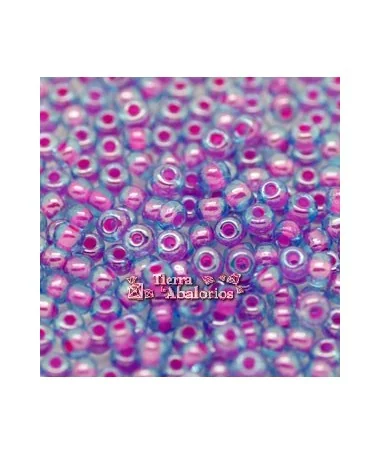 Rocalla 6/0 Cristal Lila Brillante