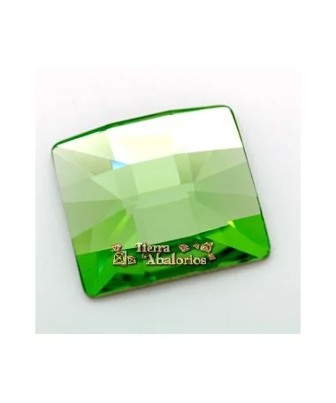 Cabujon Square Swarovski 25mm, Peridot