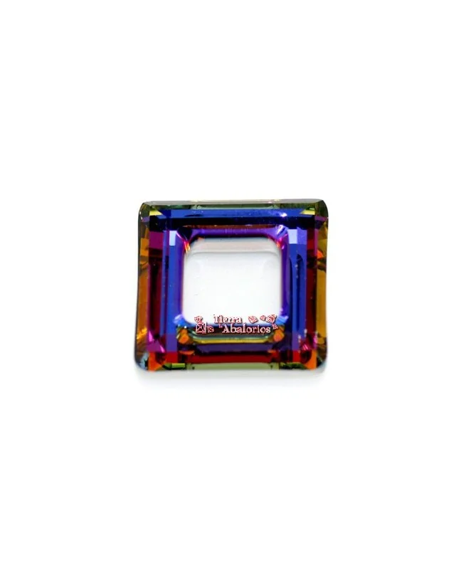 Square Ring Swarovski 20mm, Volcano