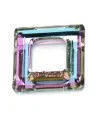 Square Ring Swarovski 20mm, Vitrail Light