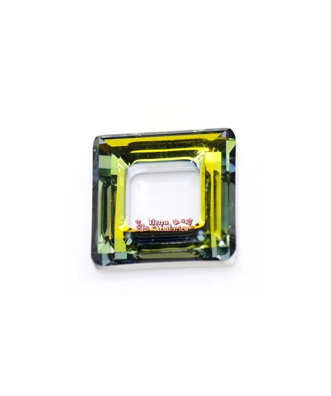 Square Ring Swarovski 20mm, Crystal Sahara