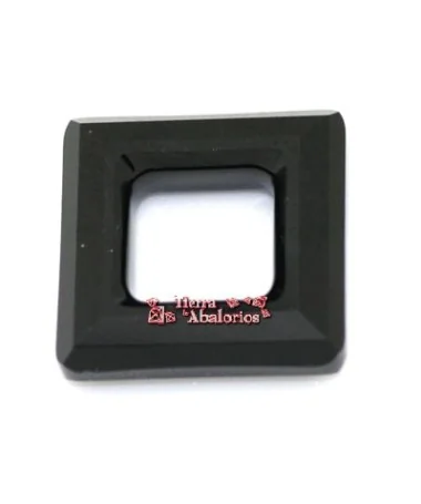 Square Ring Swarovski 20mm, Jet