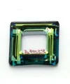 Square Ring Swarovski 20mm, Bermuda Blue