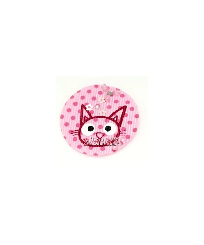 Adhesivo Gros Grain Gato 30mm, Rosa