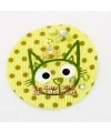 Adhesivo Gros Grain Gato 30mm, Amarillo Flúor