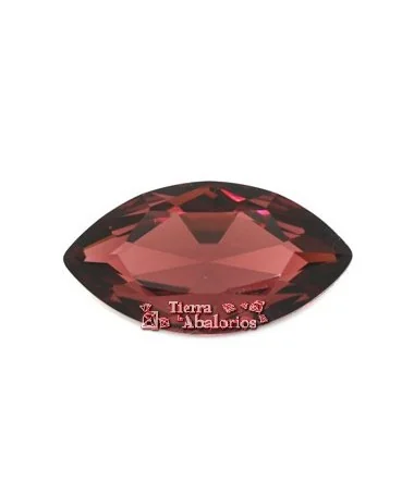 Navette 32x17mm Burgundy Navette 32x17mm Burgundy