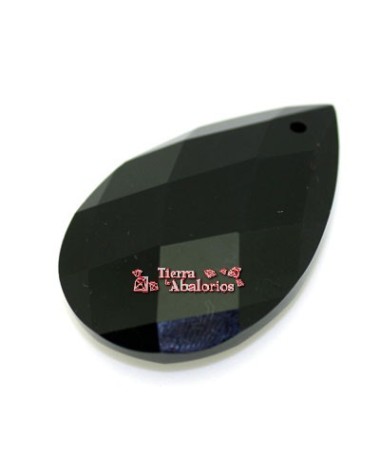 Colgante Almond Preciosa 39x25mm, Jet