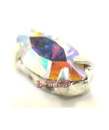 Navette 10x5mm Cristal AB