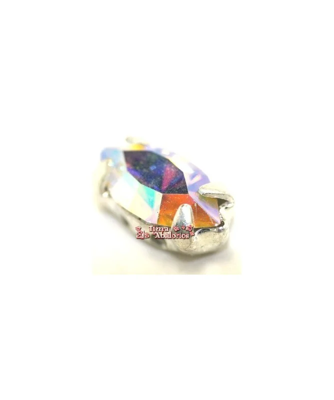 Navette 10x5mm Cristal AB