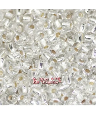 Rocalla 6/0 Cristal Plata Rocalla 6/0 Cristal Plata