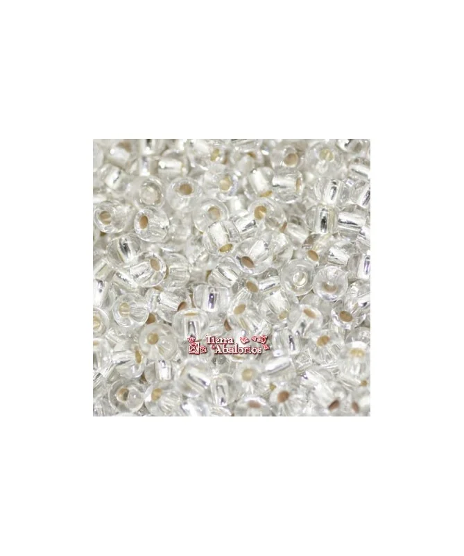 Rocalla 6/0 Cristal Plata Rocalla 6/0 Cristal Plata