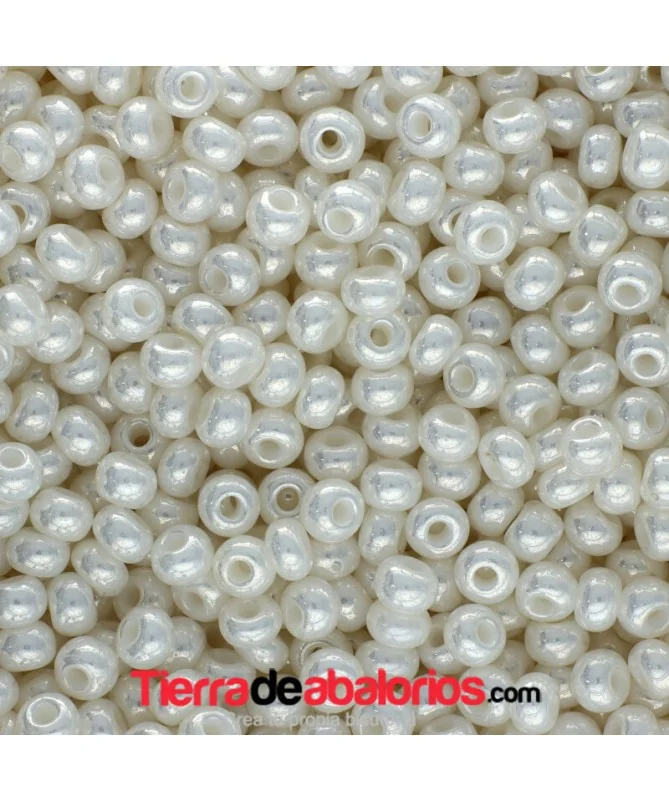Rocalla 6/0 Blanco Perla Rocalla 6/0 Blanco Perla