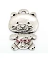Colgante Gato Michigan 48mm, Plateado
