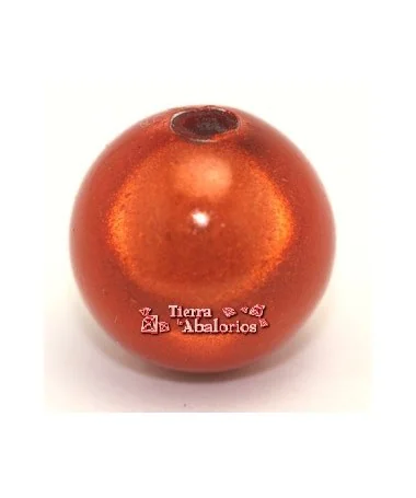 Bola Mágica 14mm Agujero 2,1mm Naranja