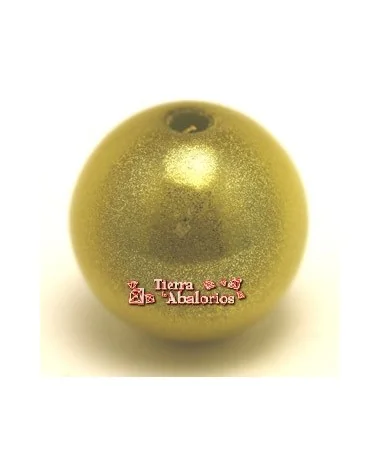 Bola Mágica 8mm Agujero 1,9mm Verde Pistacho (50 uds.) Bola Mágica 8mm Agujero 1,9mm Verde Pistacho