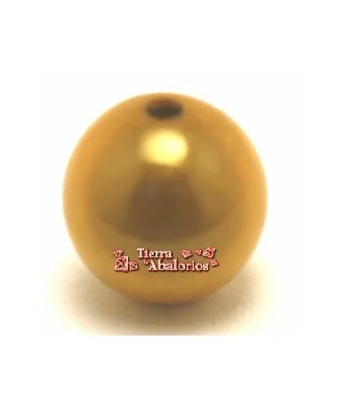 Bola Mágica 8mm Agujero 1,9mm Dorada