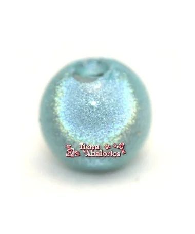 Bola Mágica 4mm Agujero 1,2mm Aguamarina