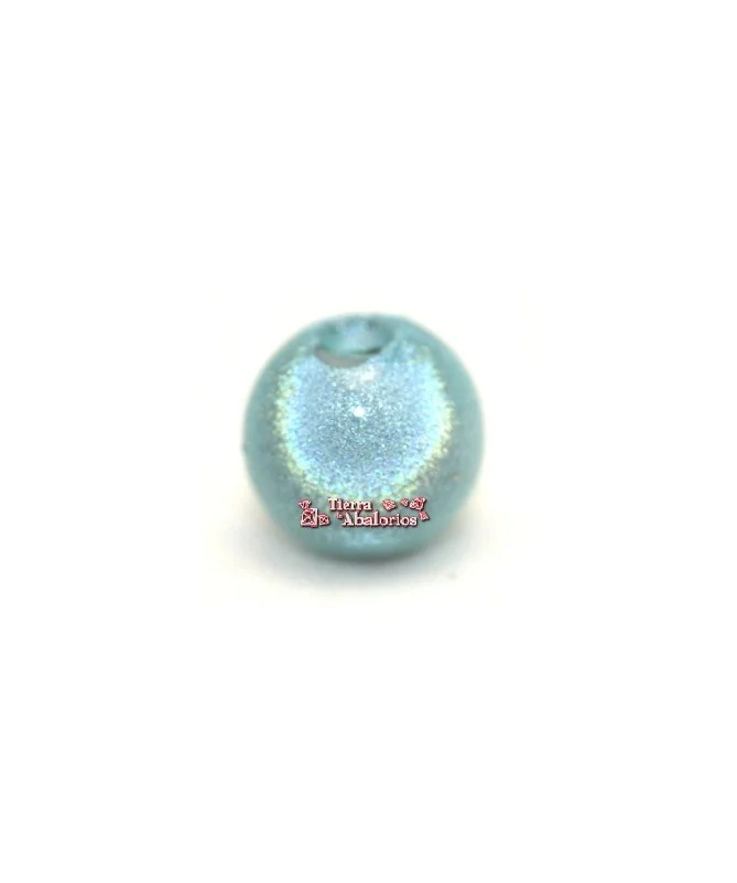 Bola Mágica 4mm Agujero 1,2mm Aguamarina